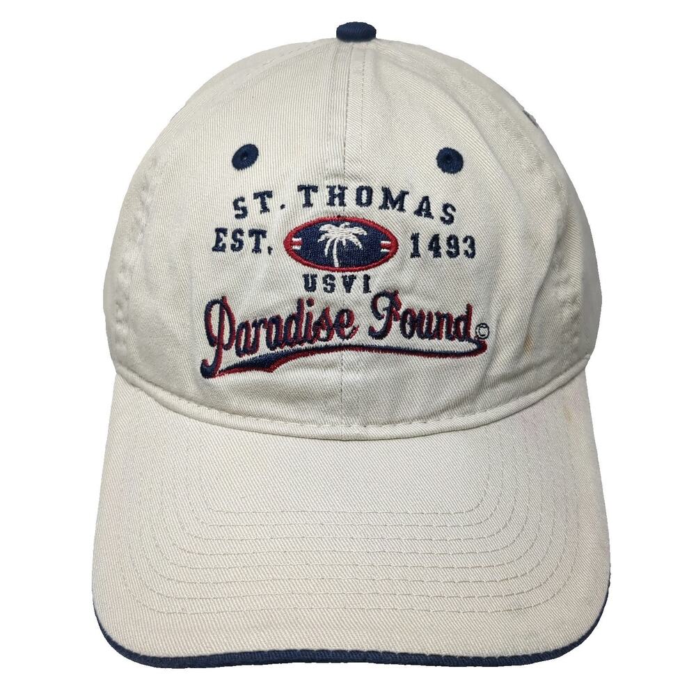Caribbean Gifts & Things Baseball Cap Beige One Size USVI St Thomas Paradise Hat